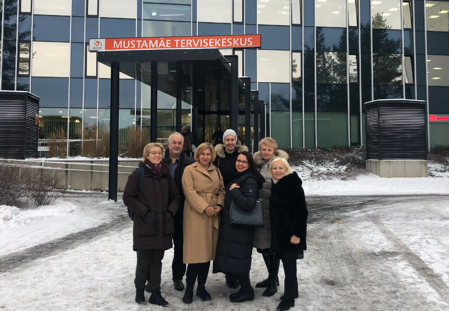 Rehabilitācijas klīnikas darbinieku izglītības pieredzes apmaiņas vizīte Austrumtallinas Centrālās slimnīcas Rehabilitācijas klīnikā